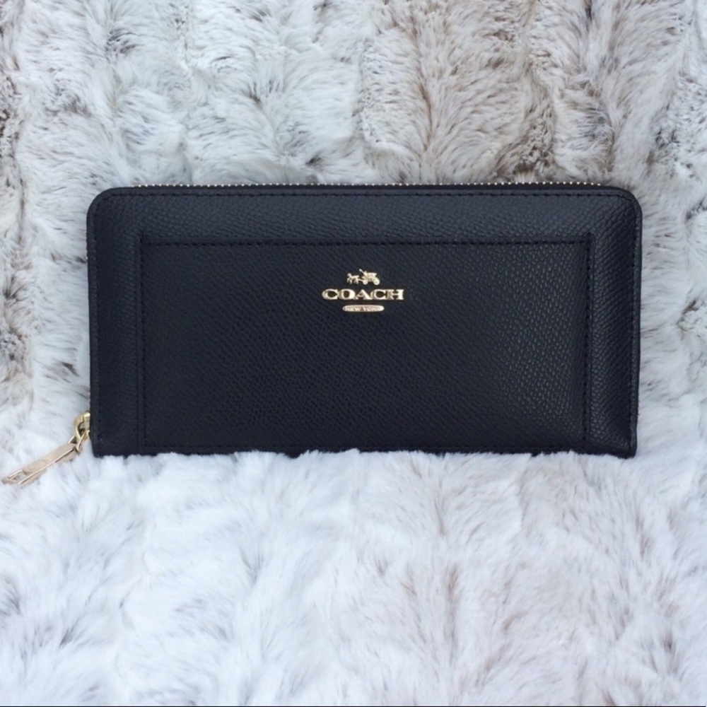 Coach zip around wallet